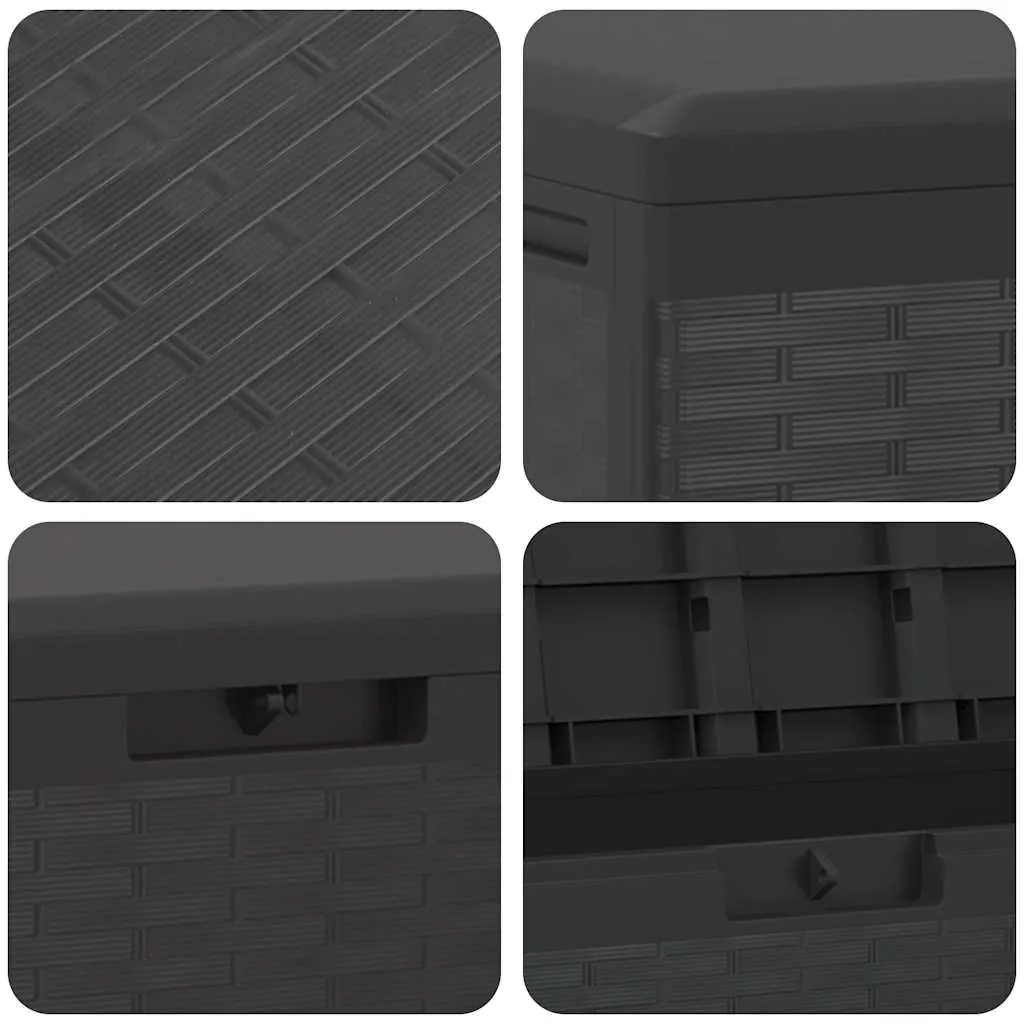 Gartenbox Anthrazit 114x47x60 cm