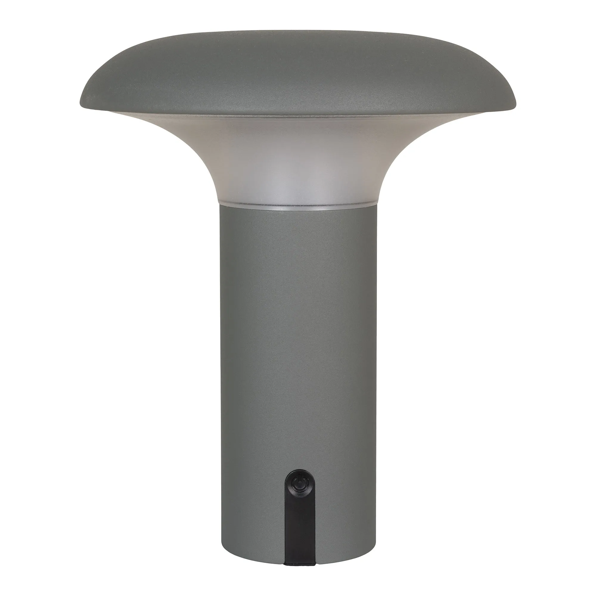 tinkaro Ramsey LED Lampe wiederaufladbar 17 x 17 x 21 cm Grau