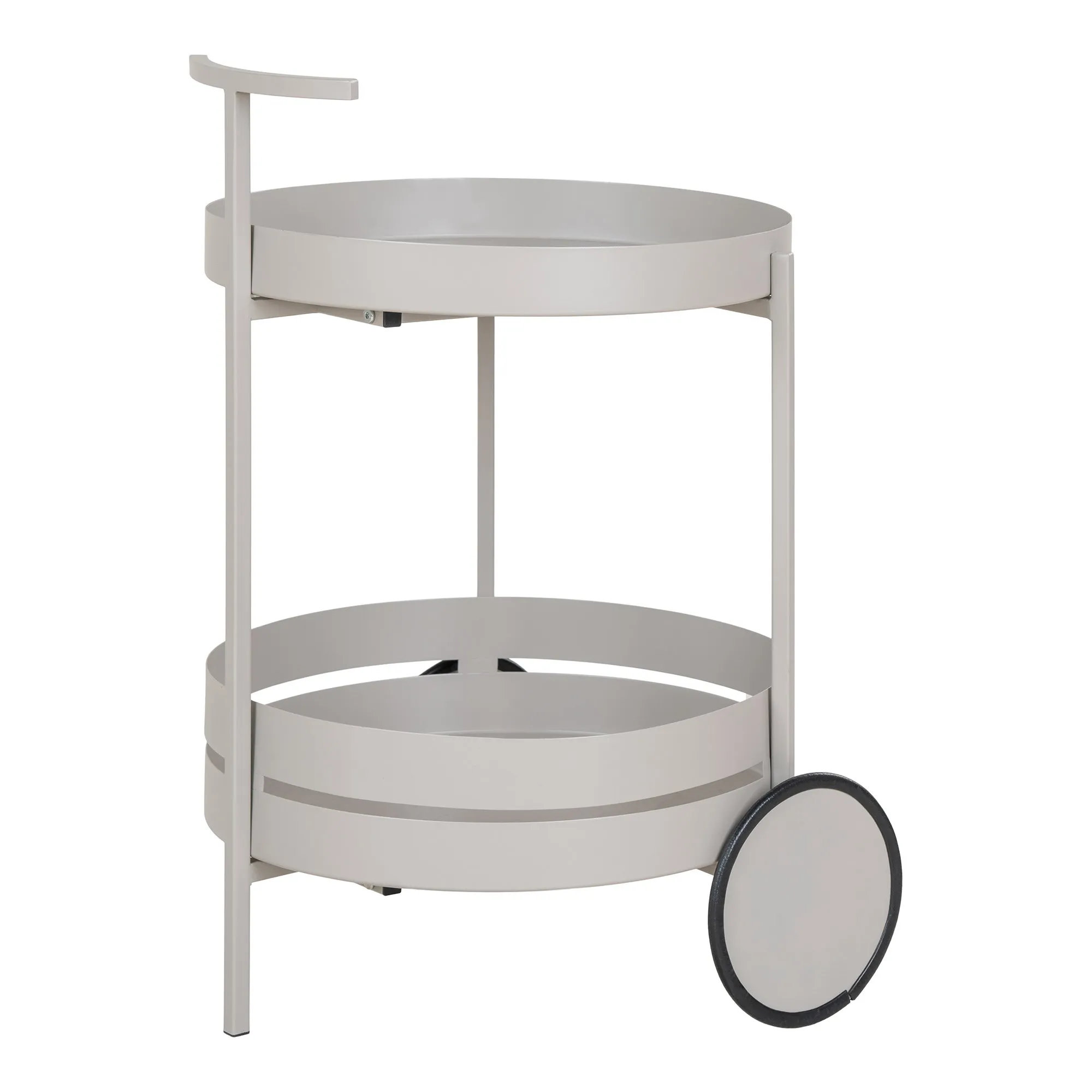 tinkaro Beja Barwagen 2 Ablagen 40x42x61 cm Grau