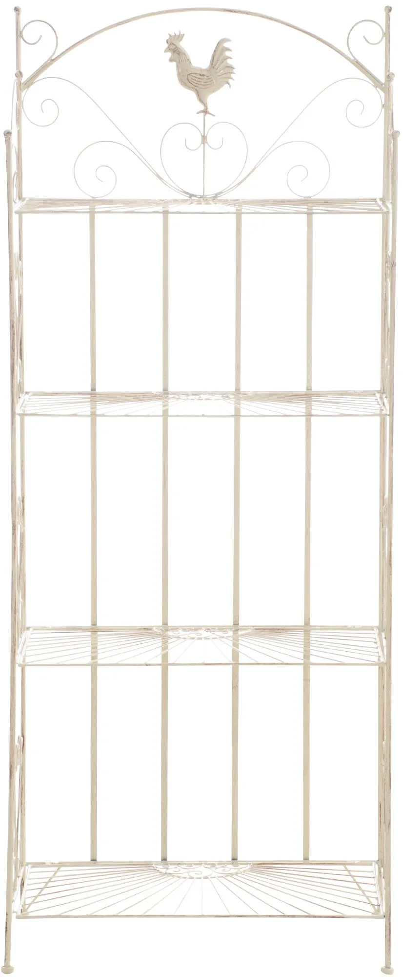 Standregal Mia 61.5x33x153 cm antik-creme