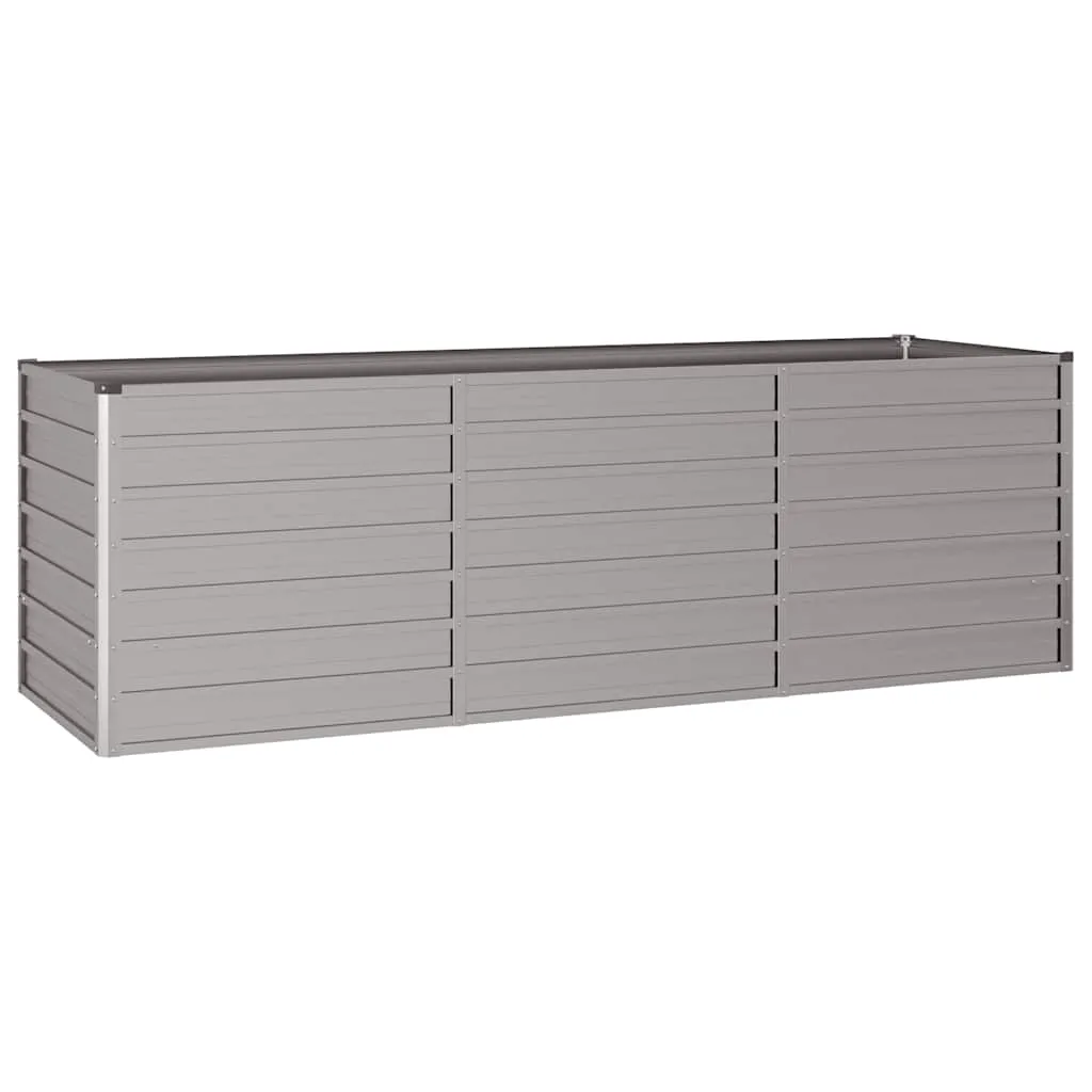 Hochbeet aus Cortenstahl 240 x 80 x 77 cm Rostig