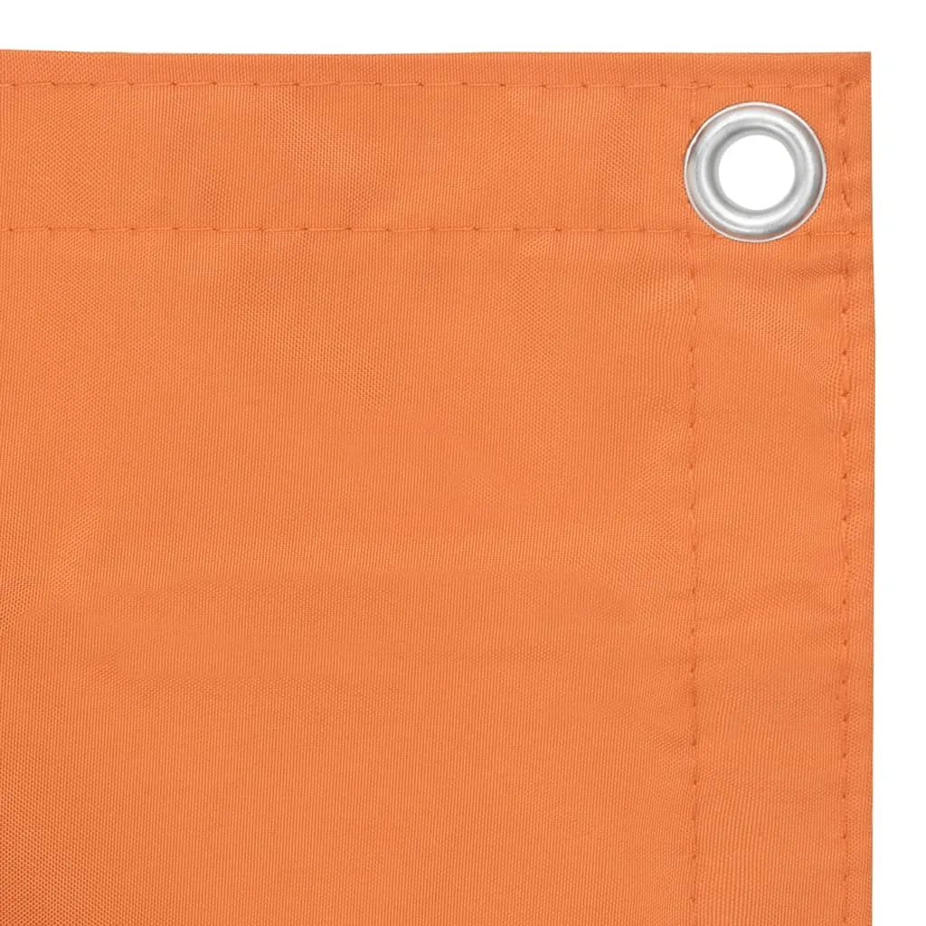 Balkon-Sichtschutz 90 x 500 cm aus PU-beschichtetem Oxford-Gewebe in Orange
