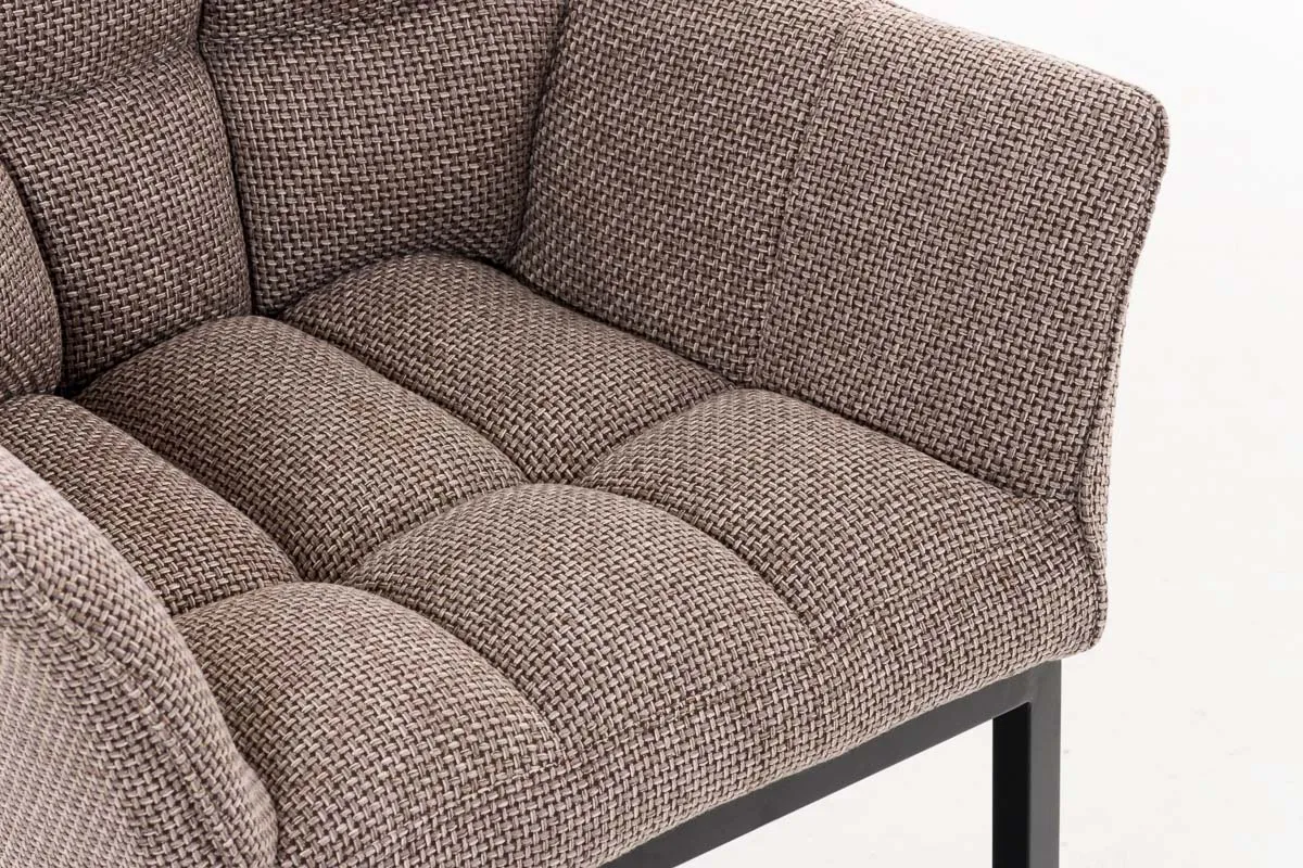 Esszimmerstuhl Octavia 63x67x78 cm terrabraun
