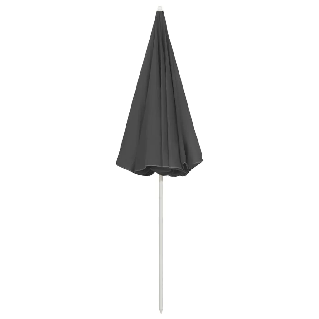 Strandschirm Anthrazit 240 cm