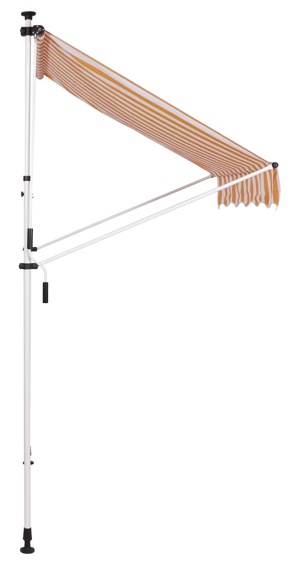 Klemmmarkise Westerly 350 x 120 cm weiß/gelb