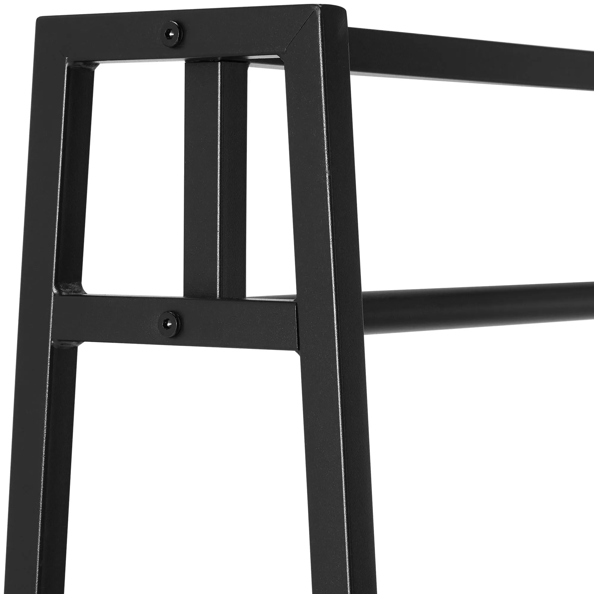 Kleiderständer Ingar 150x35x150 cm schwarz
