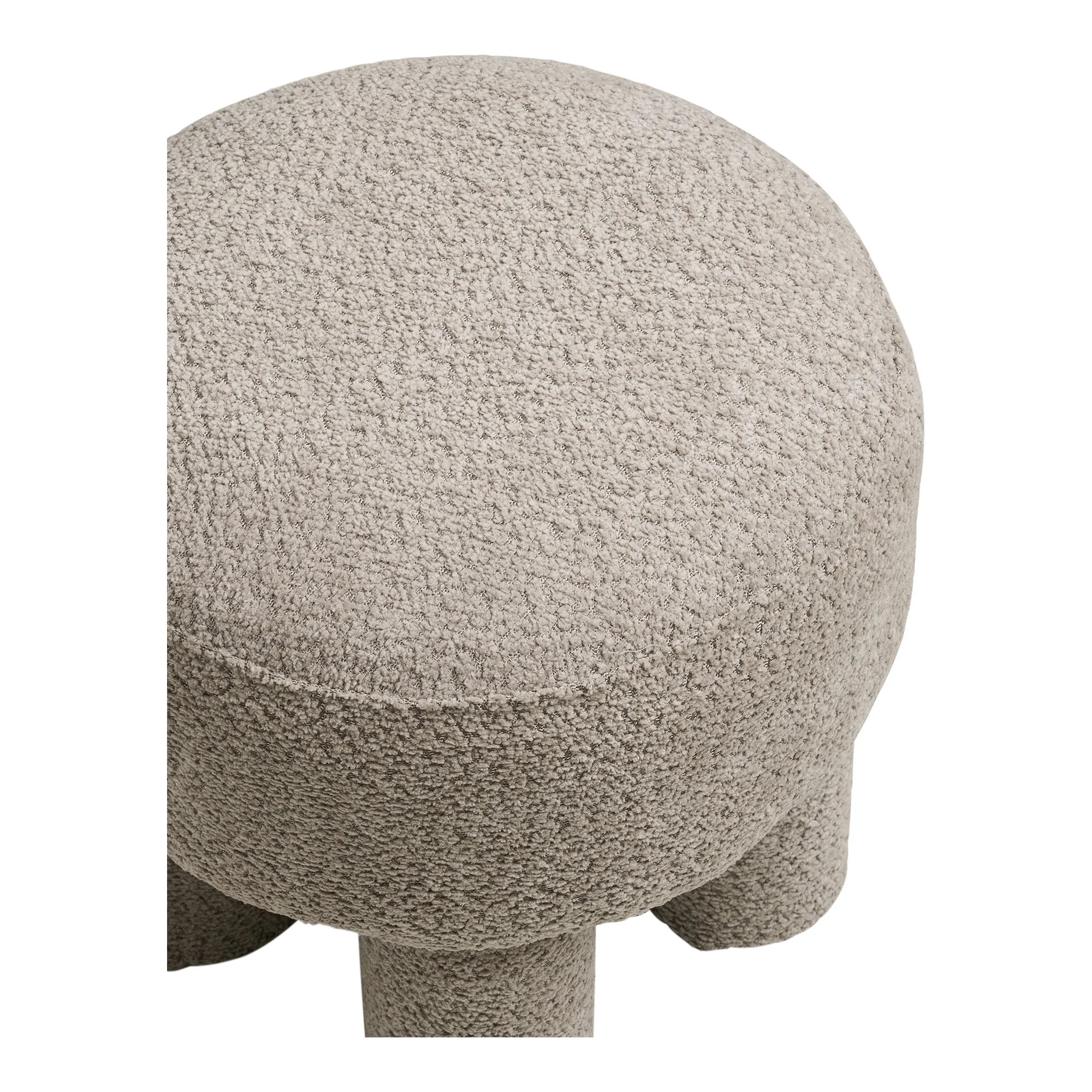 tinkaro Puffer Canberra ø43x43 cm Dunkelsand