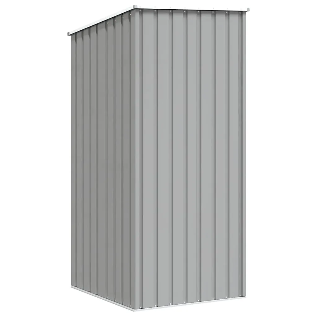 Gerätehaus Grau 87x98x159 cm Verzinkter Stahl