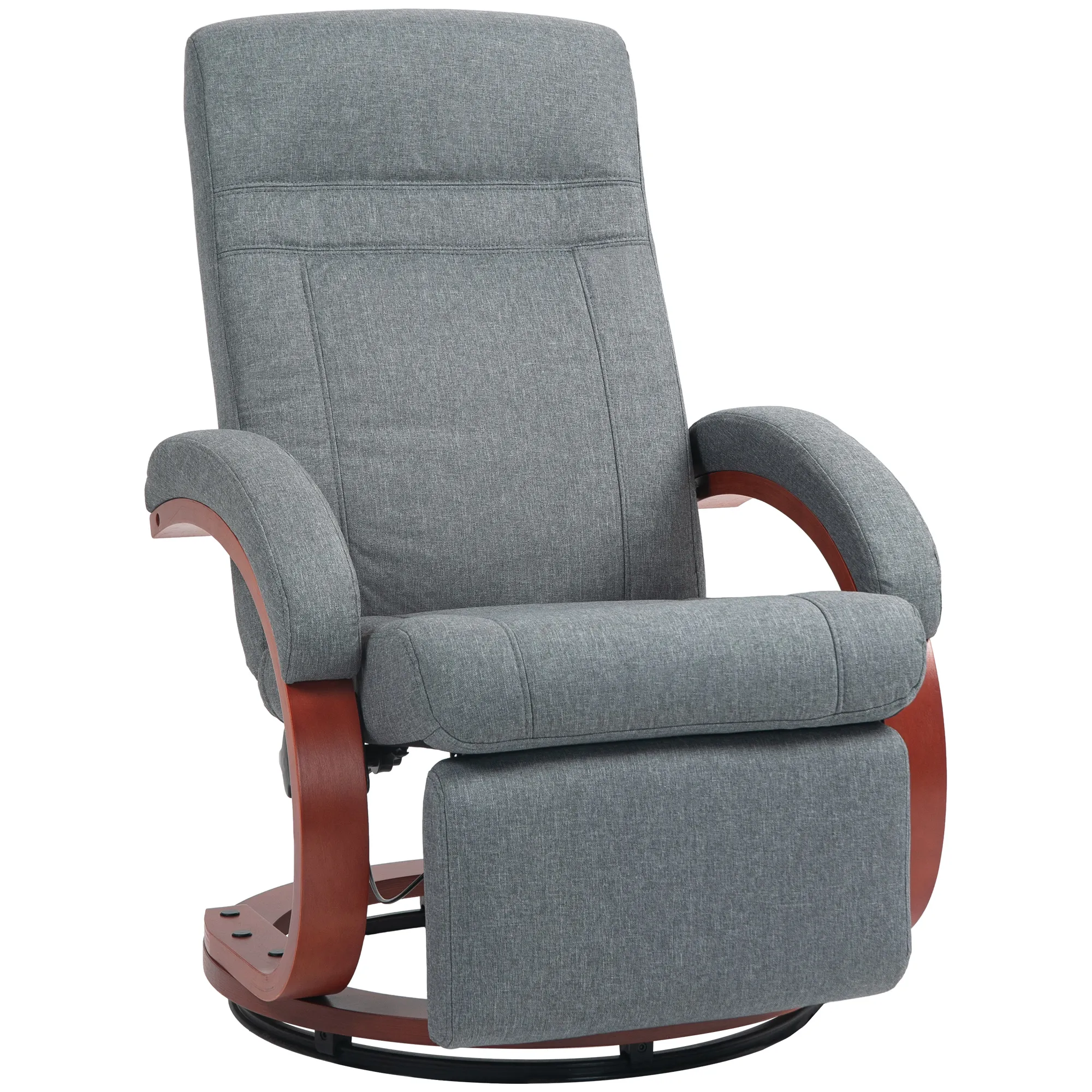 Relaxsessel Grau 68B x 86T x 100H cm mit Liegefunktion