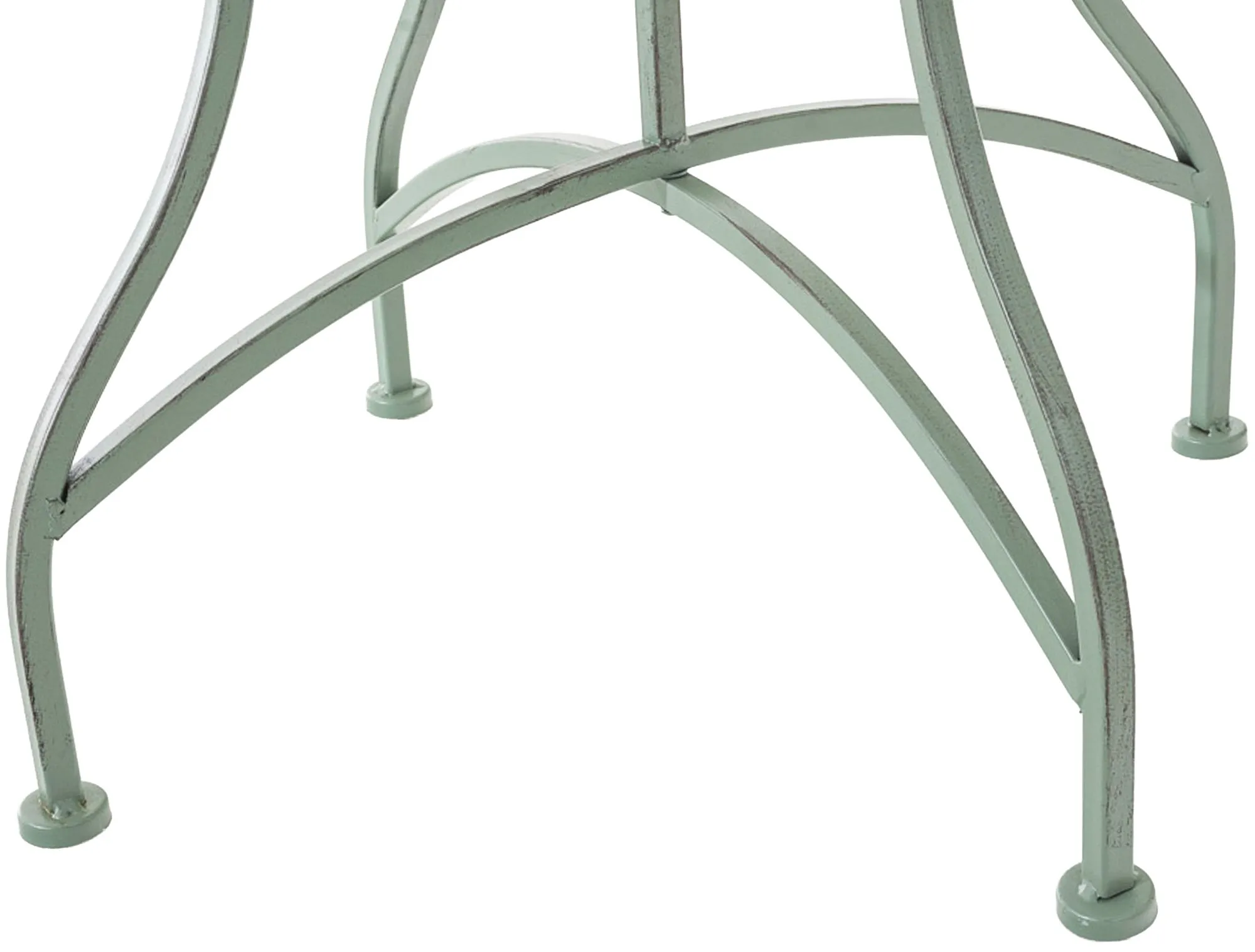 Gartentisch Asina 60x60x72 cm antik-grün