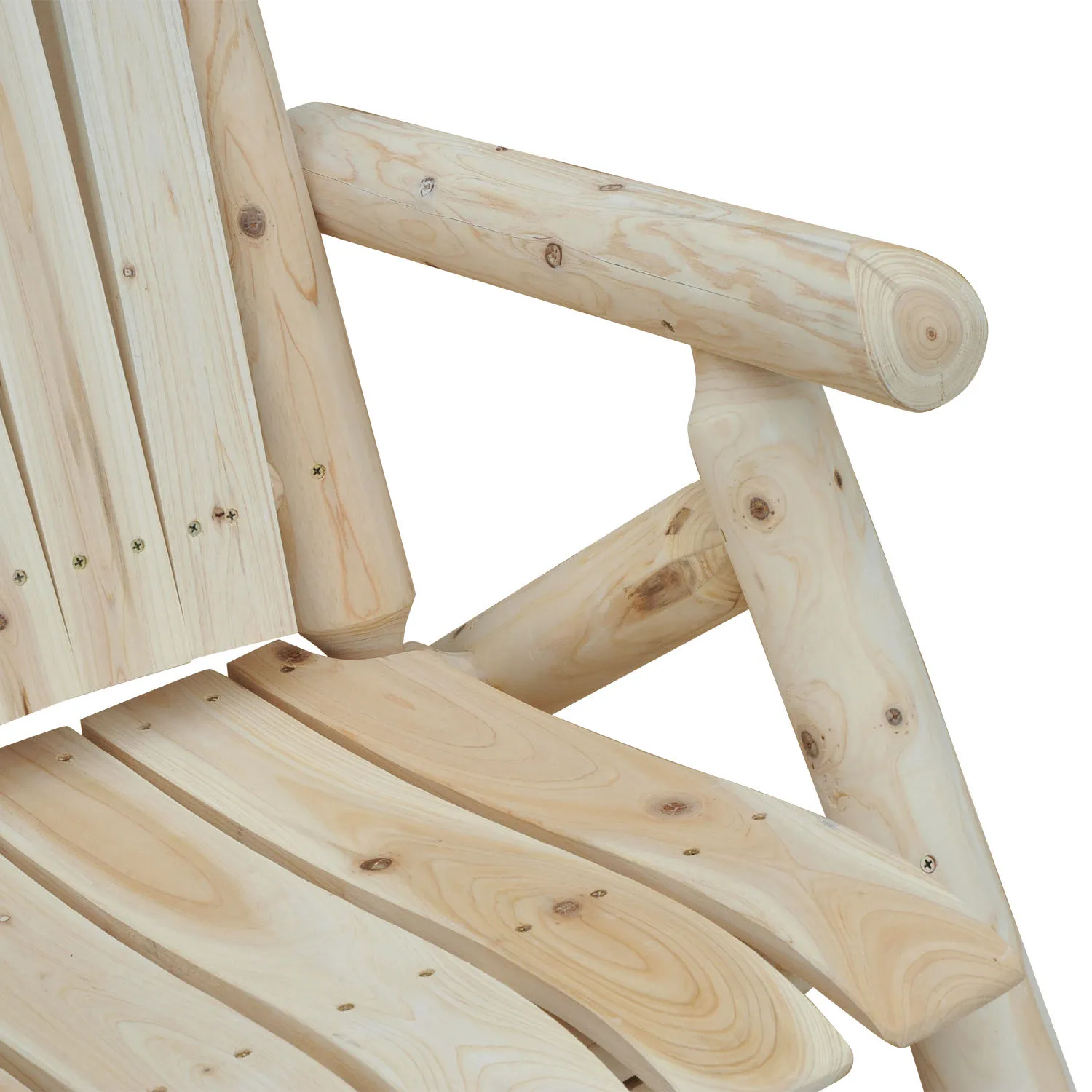 Adirondack-Stuhl aus Tannenholz 83x68x101cm Natur
