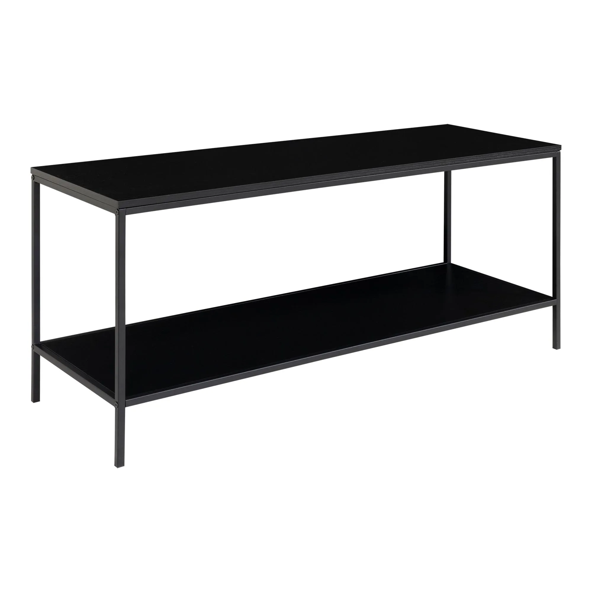 tinkaro Vita TV-Board 2 Regalböden 100x36x45 cm Schwarz