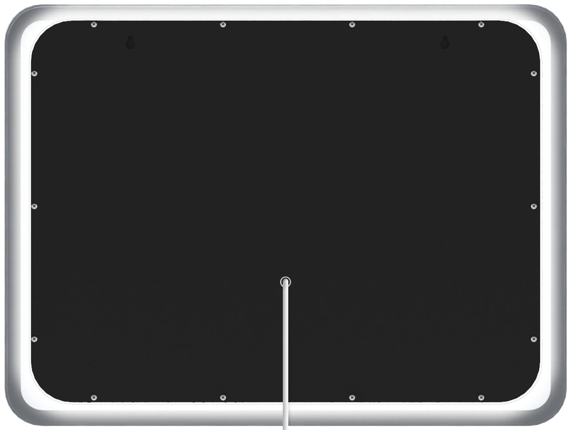 Badspiegel Jericho LED 80x60 cm Klarglas