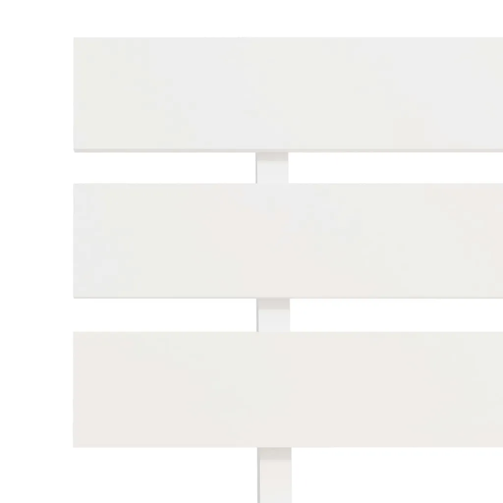 Massivholz Bettrahmen Weiß 213 x 95 x 66 cm für 90 x 200 cm Matratze