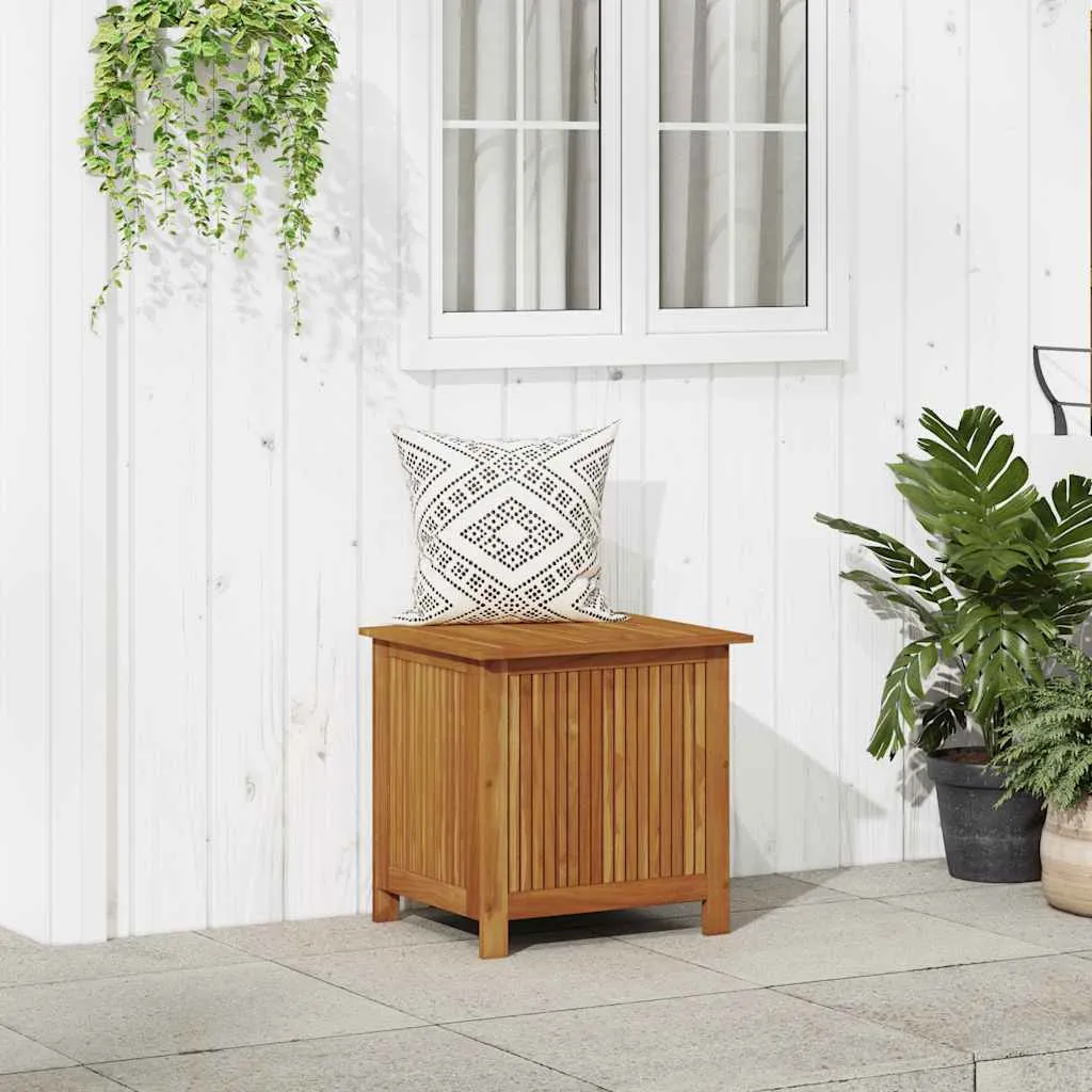 Gartenbox aus Echtholz mit Ölfinish 60x50x58/106 cm, braun