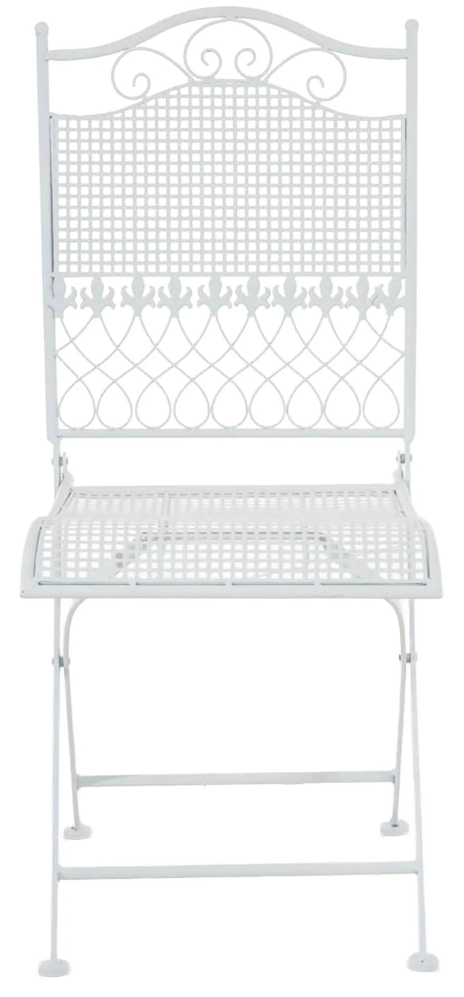 Gartenstühle Kiran 2er Set 91x41x50 cm weiß