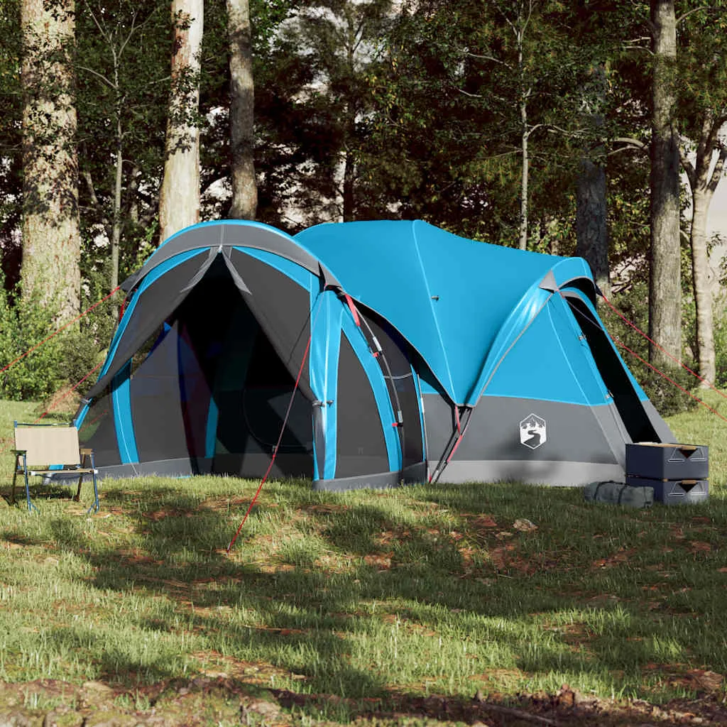 Familienzelt Tipi Blau 490 x 459 x 170/196 cm wasserdicht