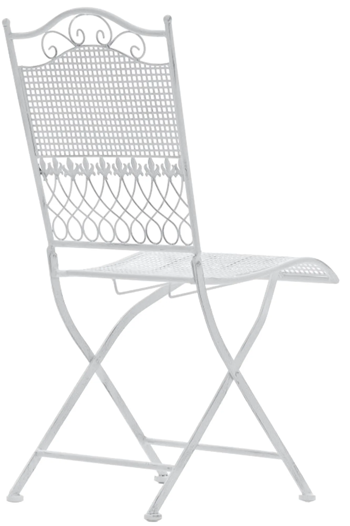Gartenstühle Kiran 2er Set 91x41x50 cm weiß