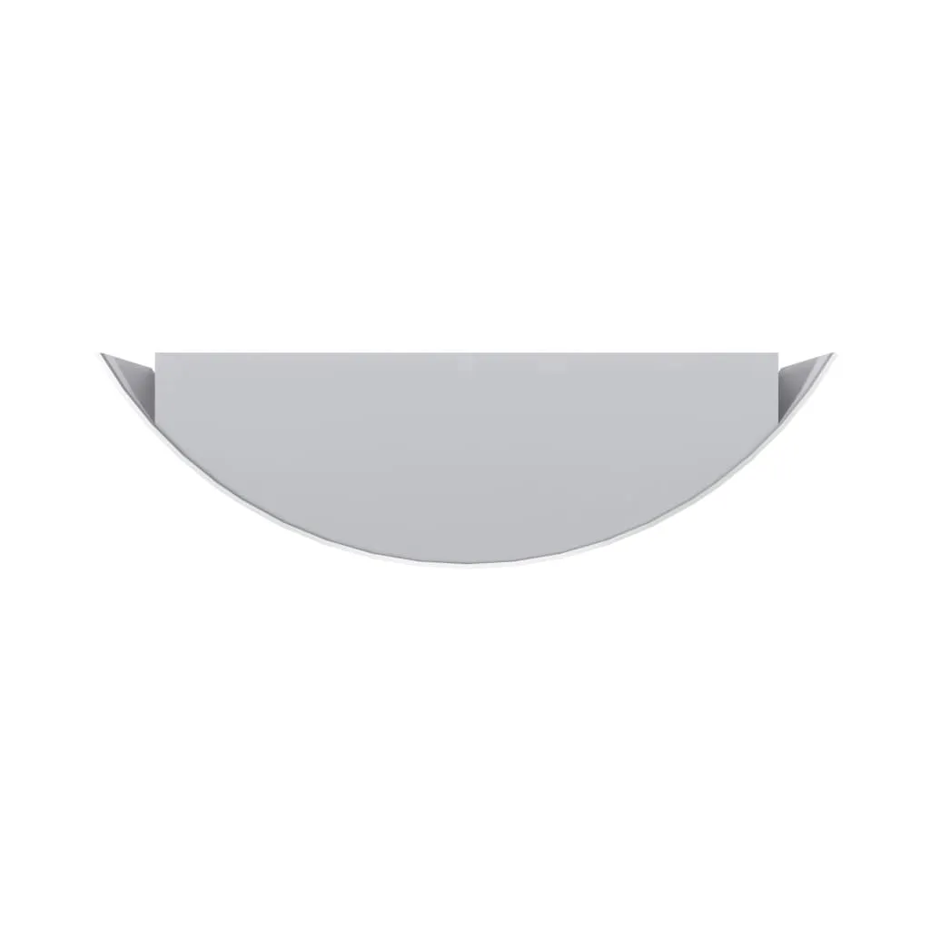 Außenwandleuchte Edelstahl Bogenform IP44 E27 31x9x10 cm