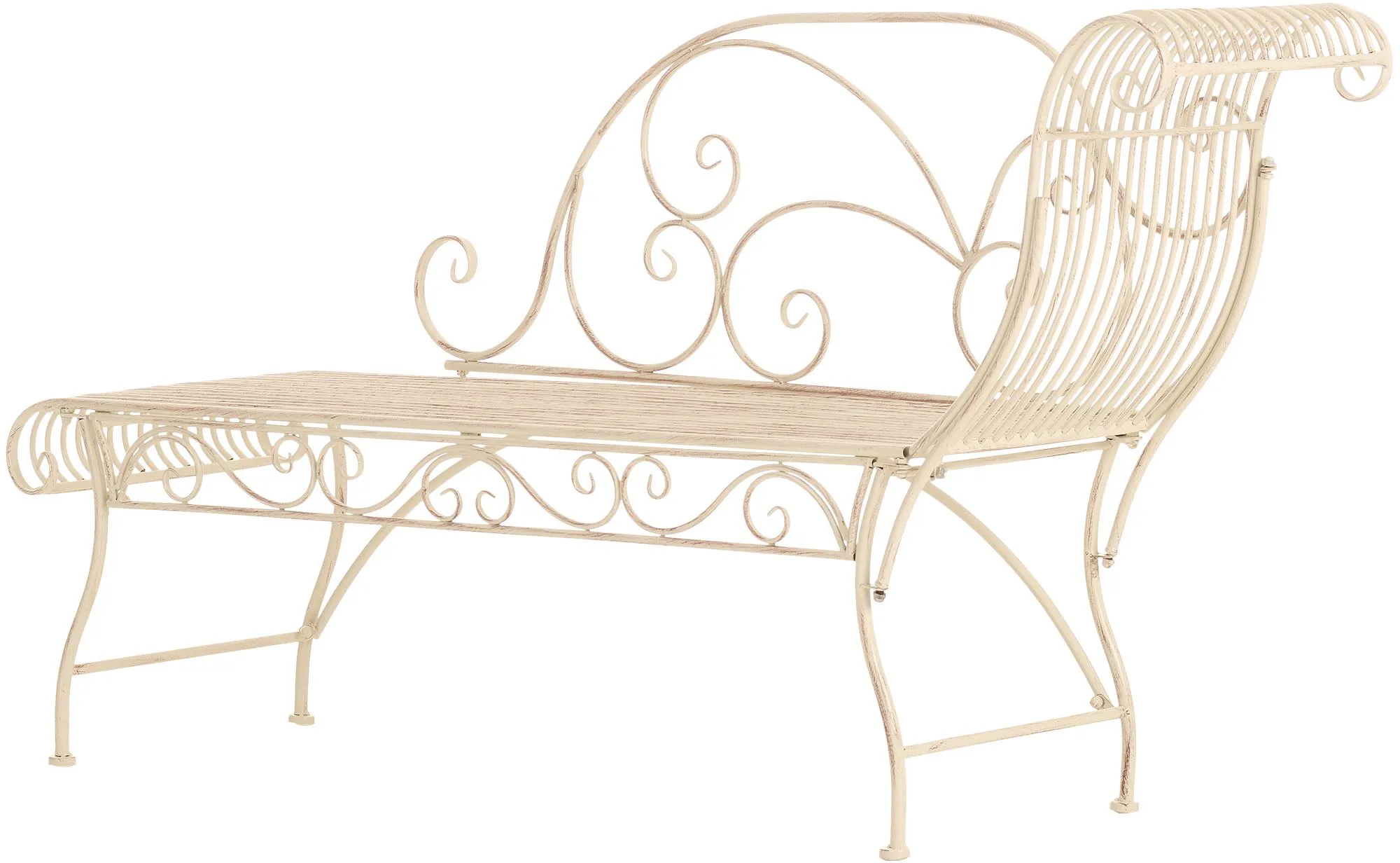 Gartenbank Karma 156x46x78 cm antik-creme