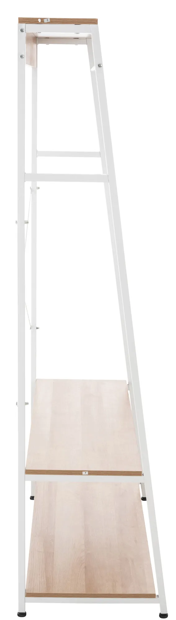 Kleiderständer Luton 167x80x44 cm natura/weiß