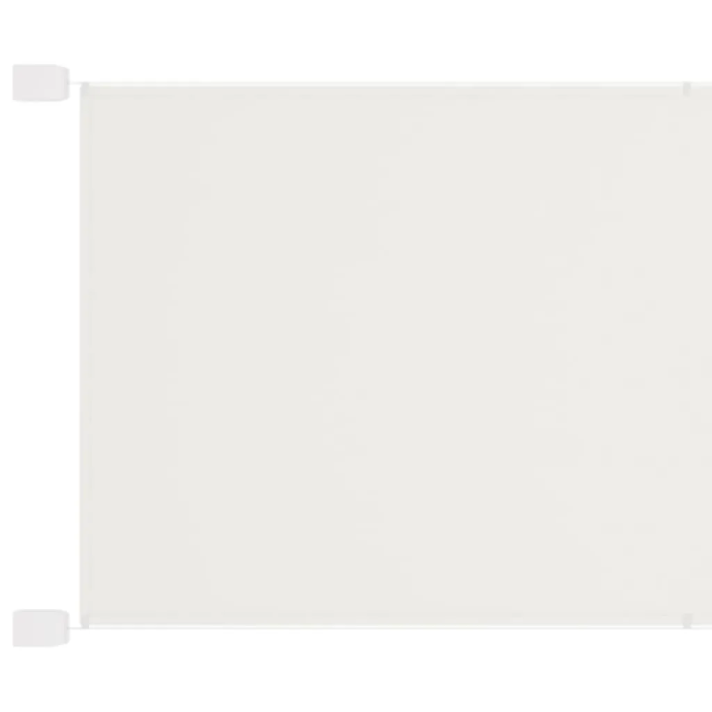 Senkrechtmarkise Weiß 140x270 cm Oxford-Gewebe