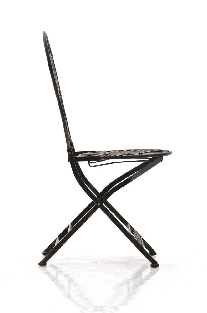 Klappstuhl Mani 91,5x43x50 cm Bronze