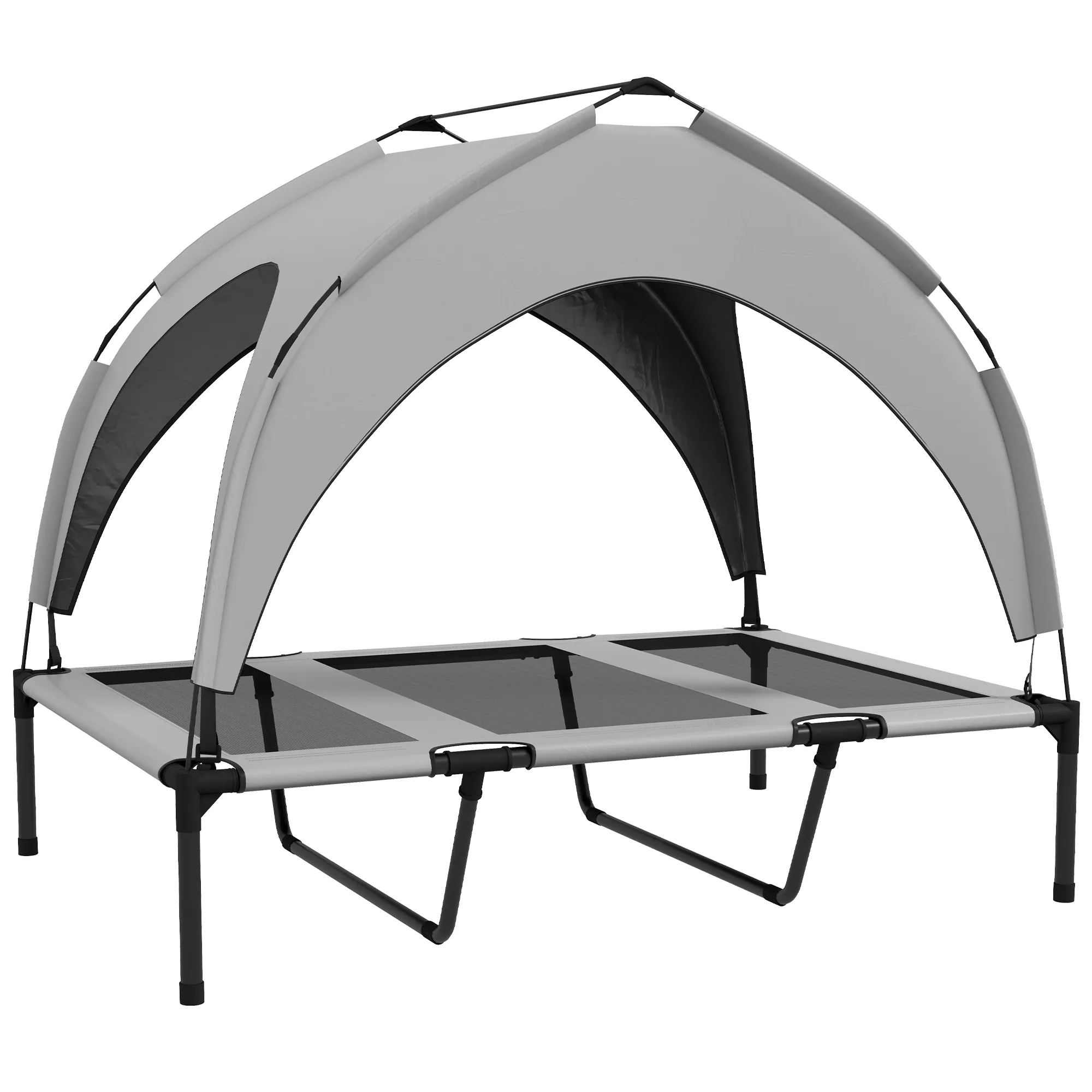 Hundebett Outdoor wetterbeständig Oxford-Polyester Hellgrau