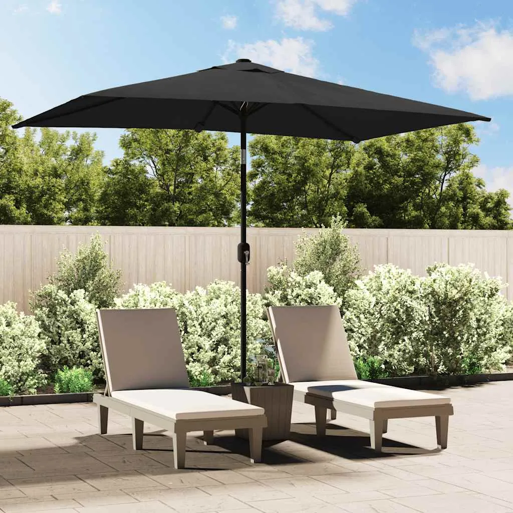 Eleganter Sonnenschirm Anthrazit 300x200x252 cm mit UV-Schutz