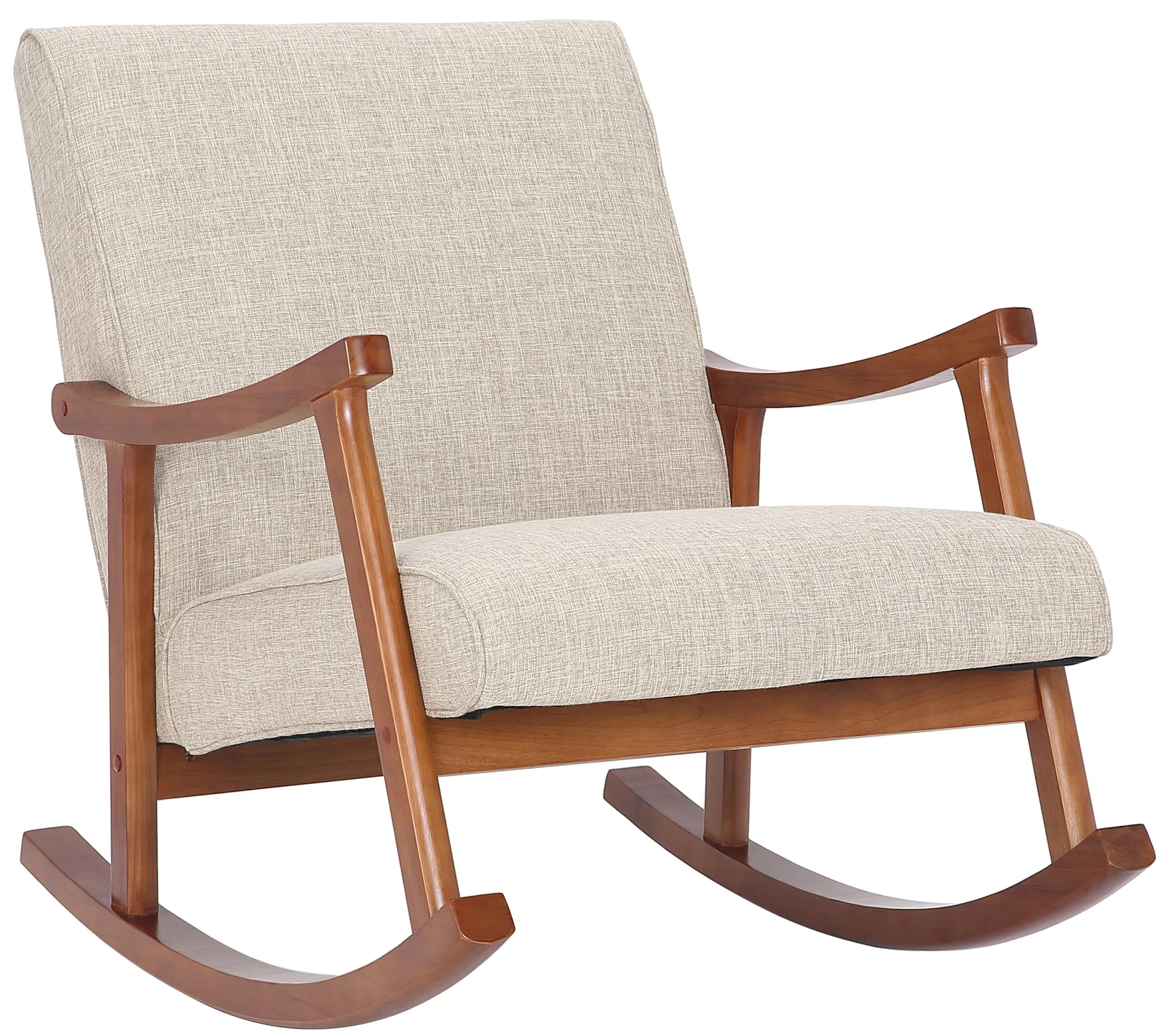 Schaukelstuhl Morelia 82x67x92 cm creme