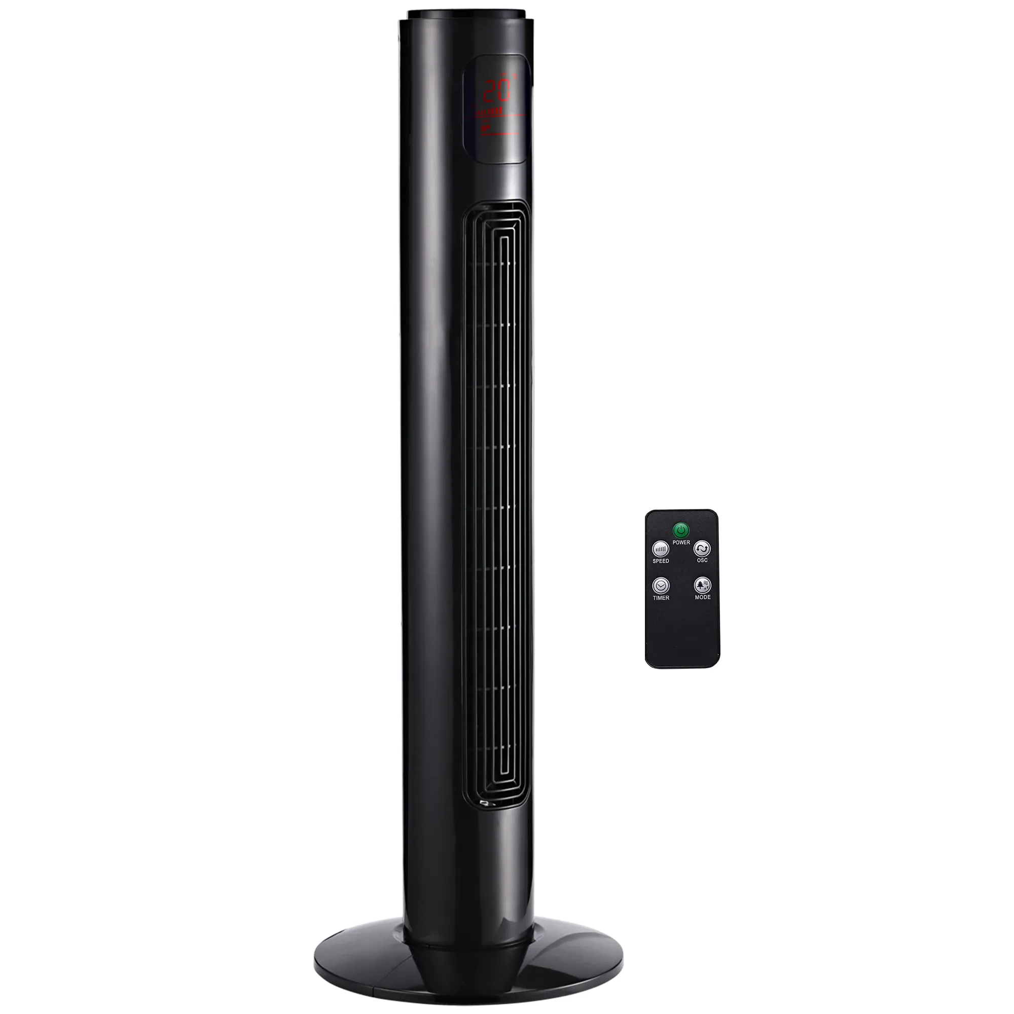 Turmventilator Schwarz 32L x 32L x 96H cm