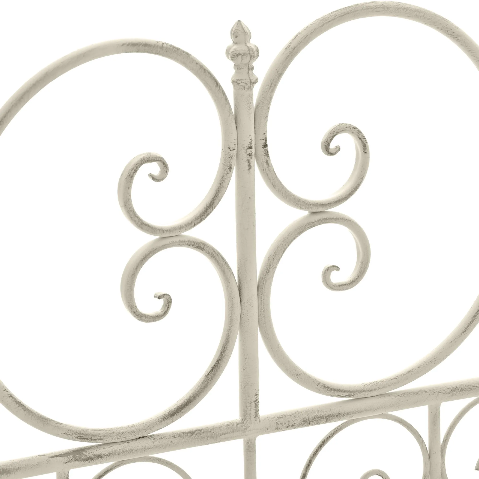 Gartenbank Minna 128x46x94 cm antik-creme