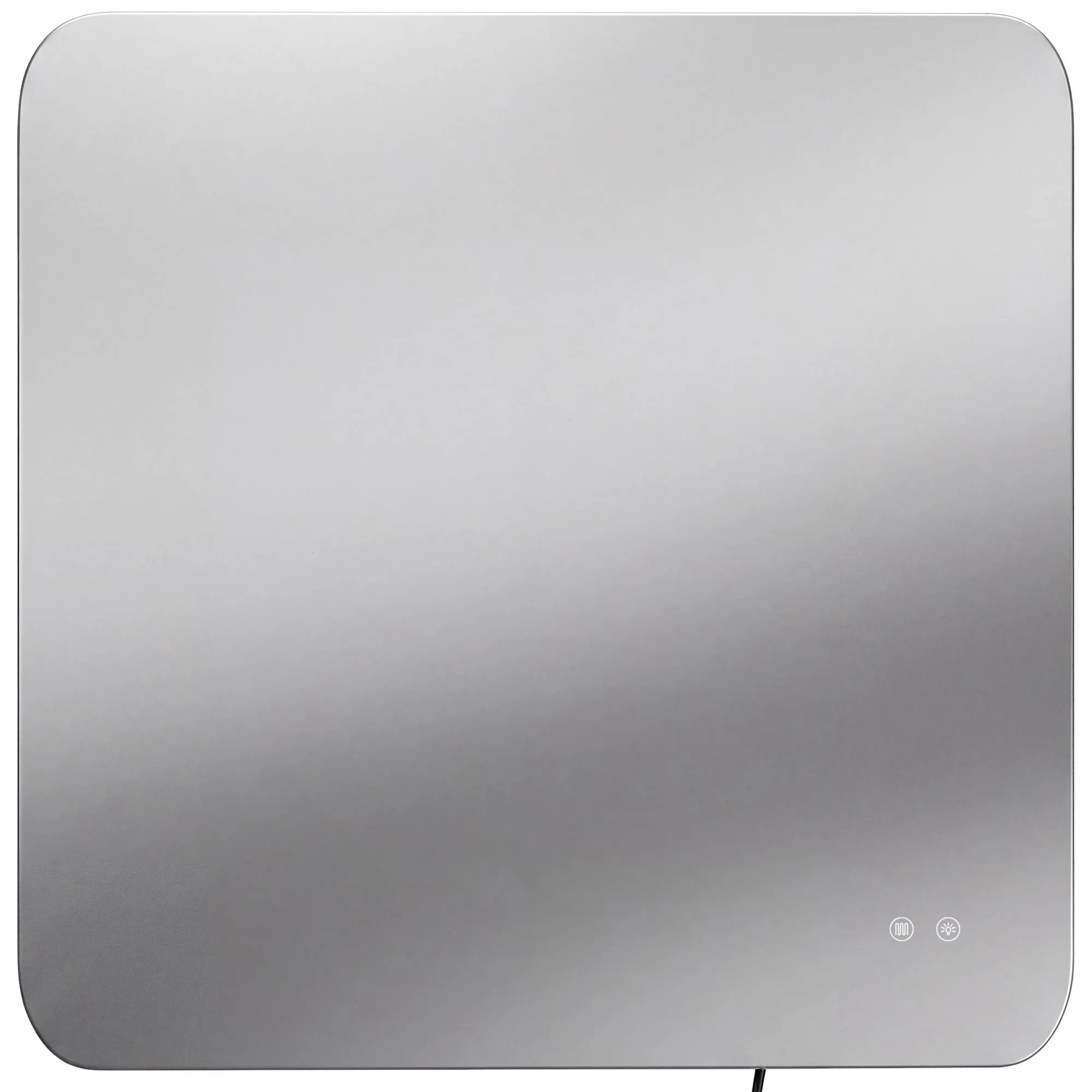 Badspiegel Palmiro LED 80x80 Klarglas