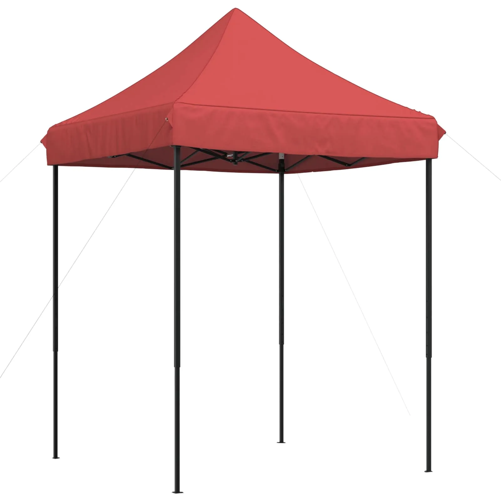 Elegantes Partyzelt 200 x 200 x 306 cm in Bordeauxrot