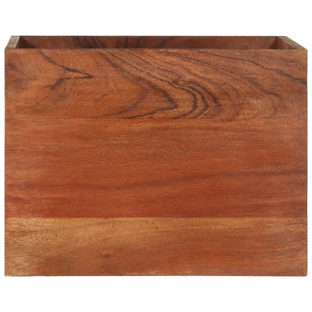 Wandregal 40x30x40 cm Massivholz Akazie