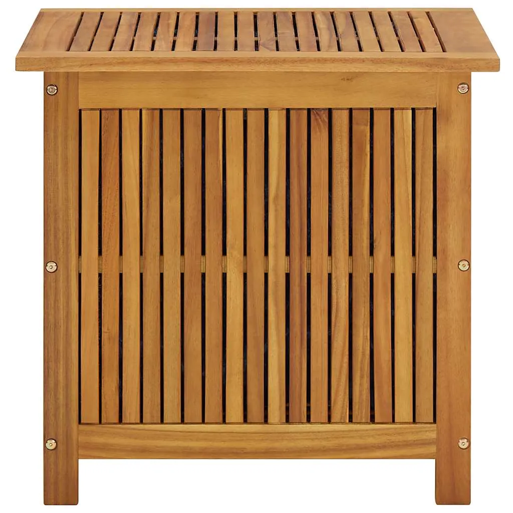Gartenbox aus Echtholz mit Ölfinish 60x50x58/106 cm, braun