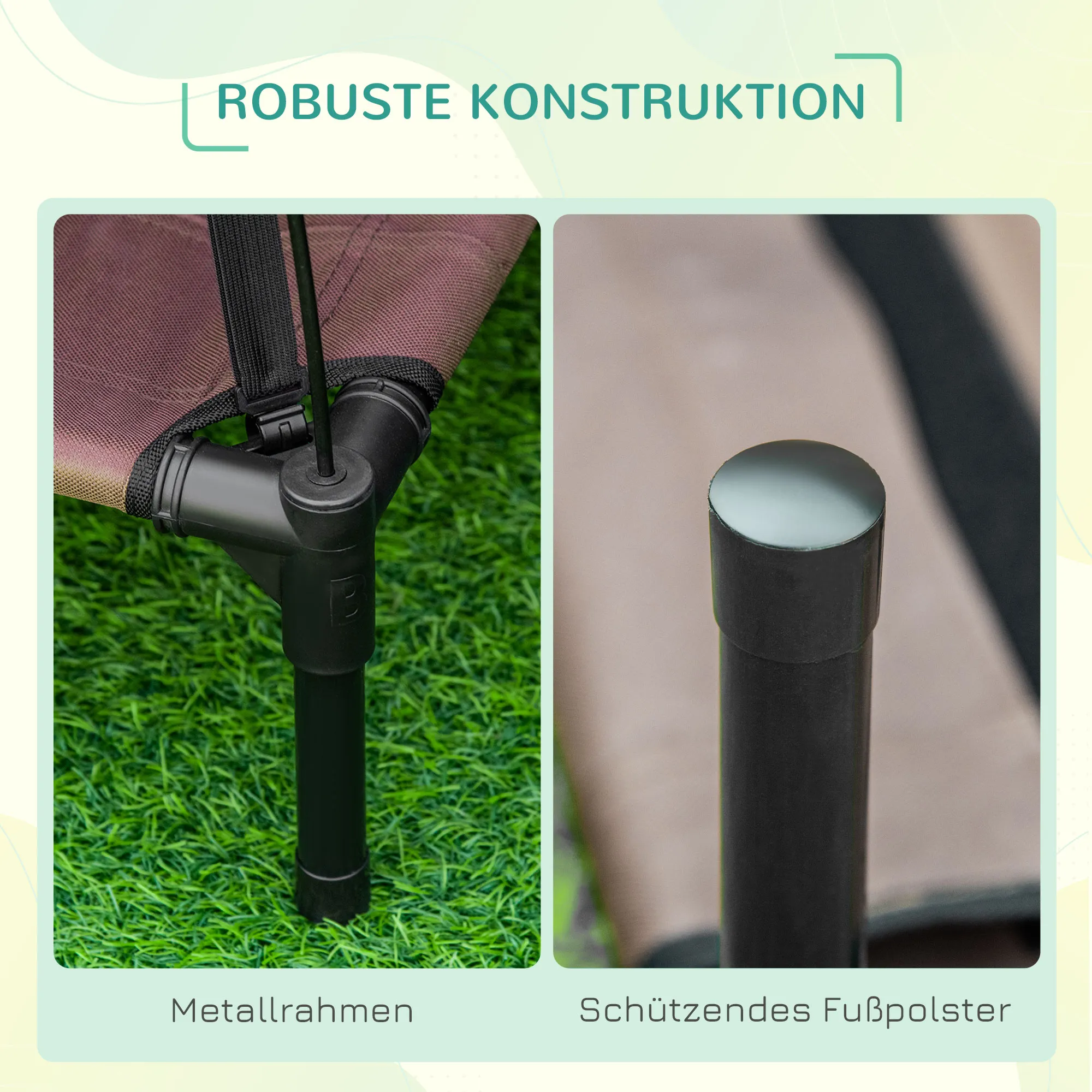 Hundebett mit Baldachin, erhöhte Hundeliege, Mesh, Kaffee-Schwarz