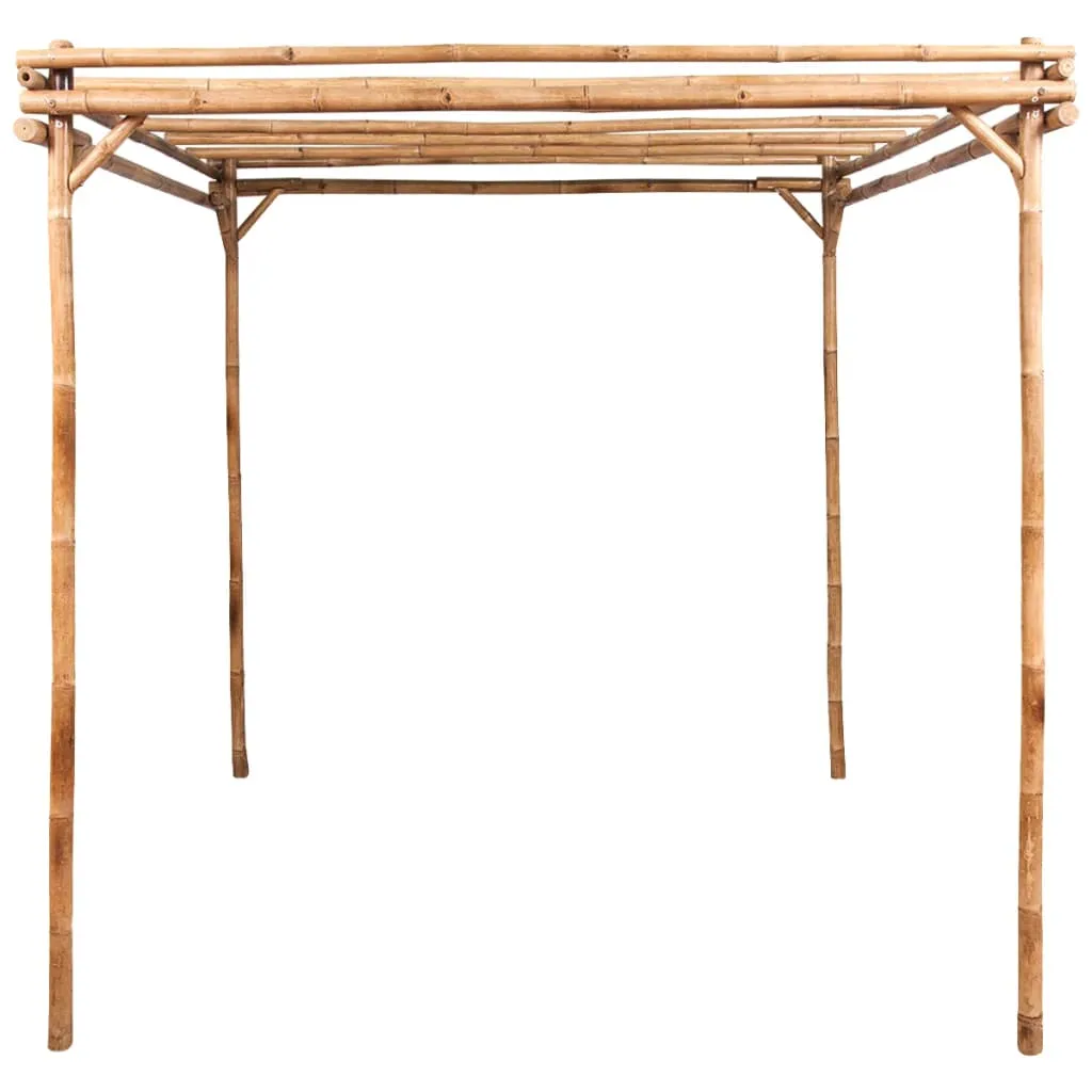 Pergola aus Bambus 170 x 170 x 220 cm, naturfarben