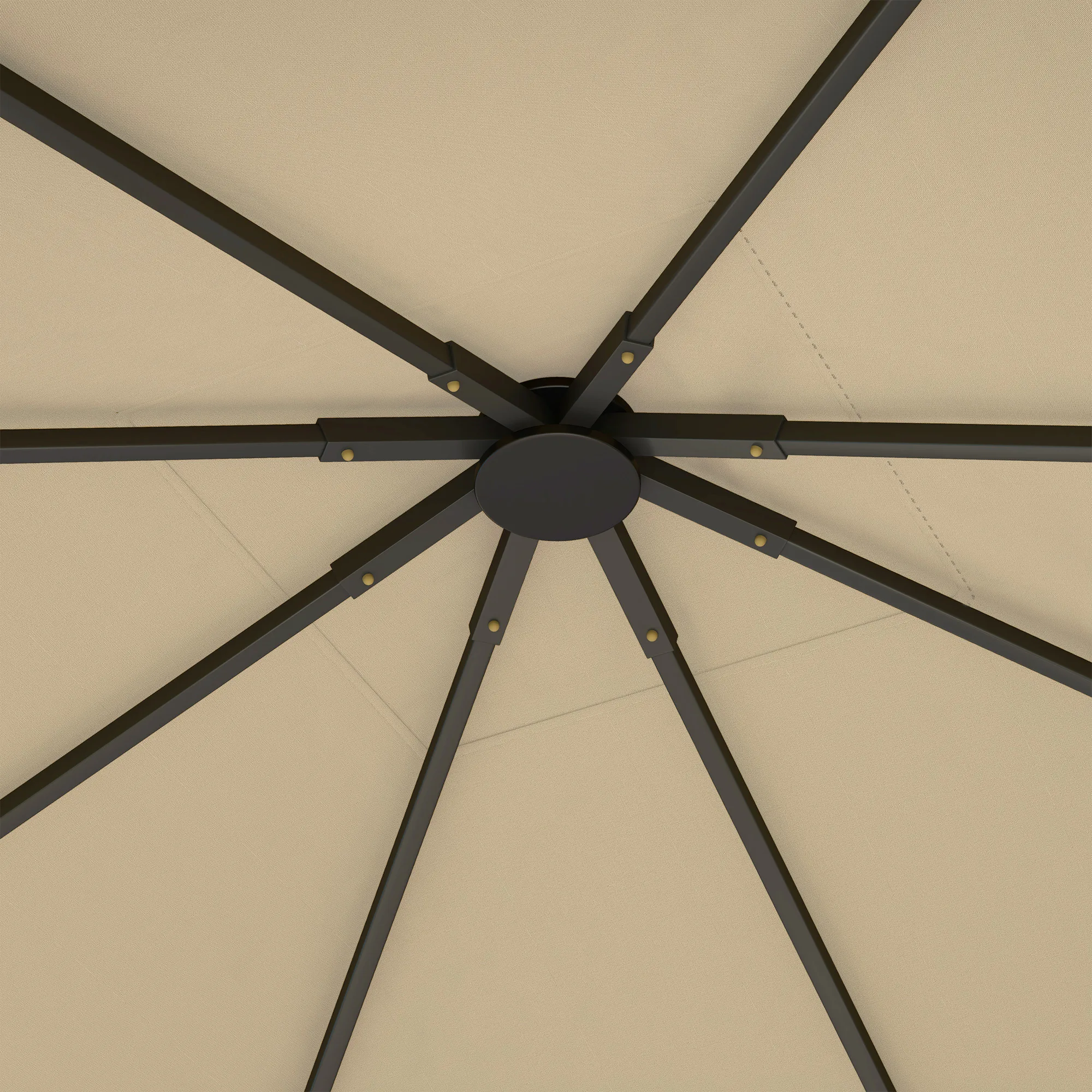 Pavillon Ersatzdach 3x3m Beige