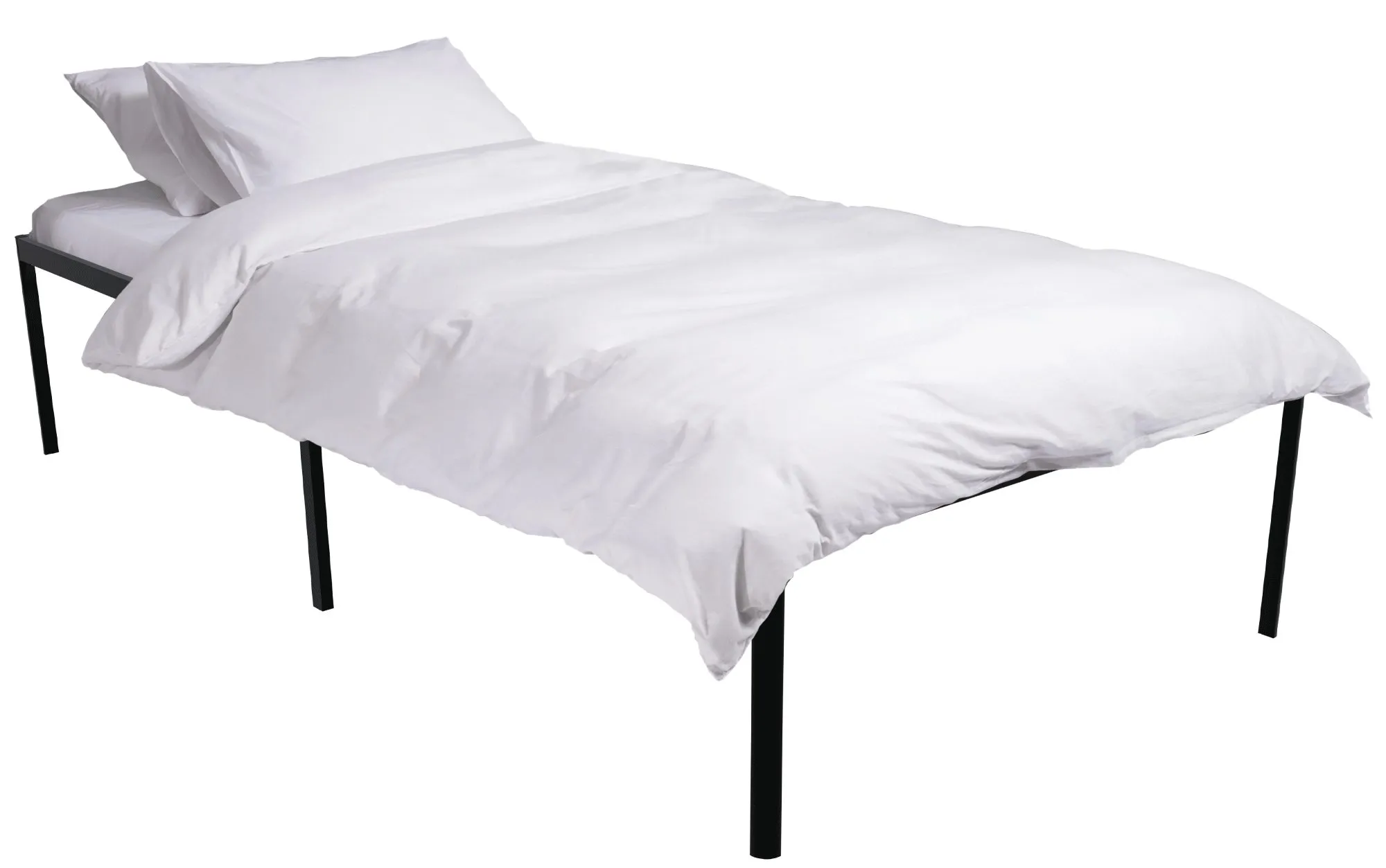 Metallbett Hamlin 100 x 200 cm schwarz