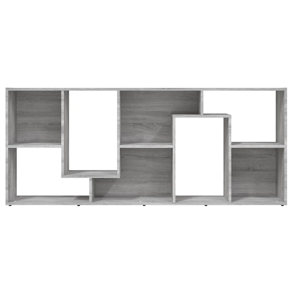 Bücherregal 67x24x161 cm in Grau Sonoma aus Holzwerkstoff