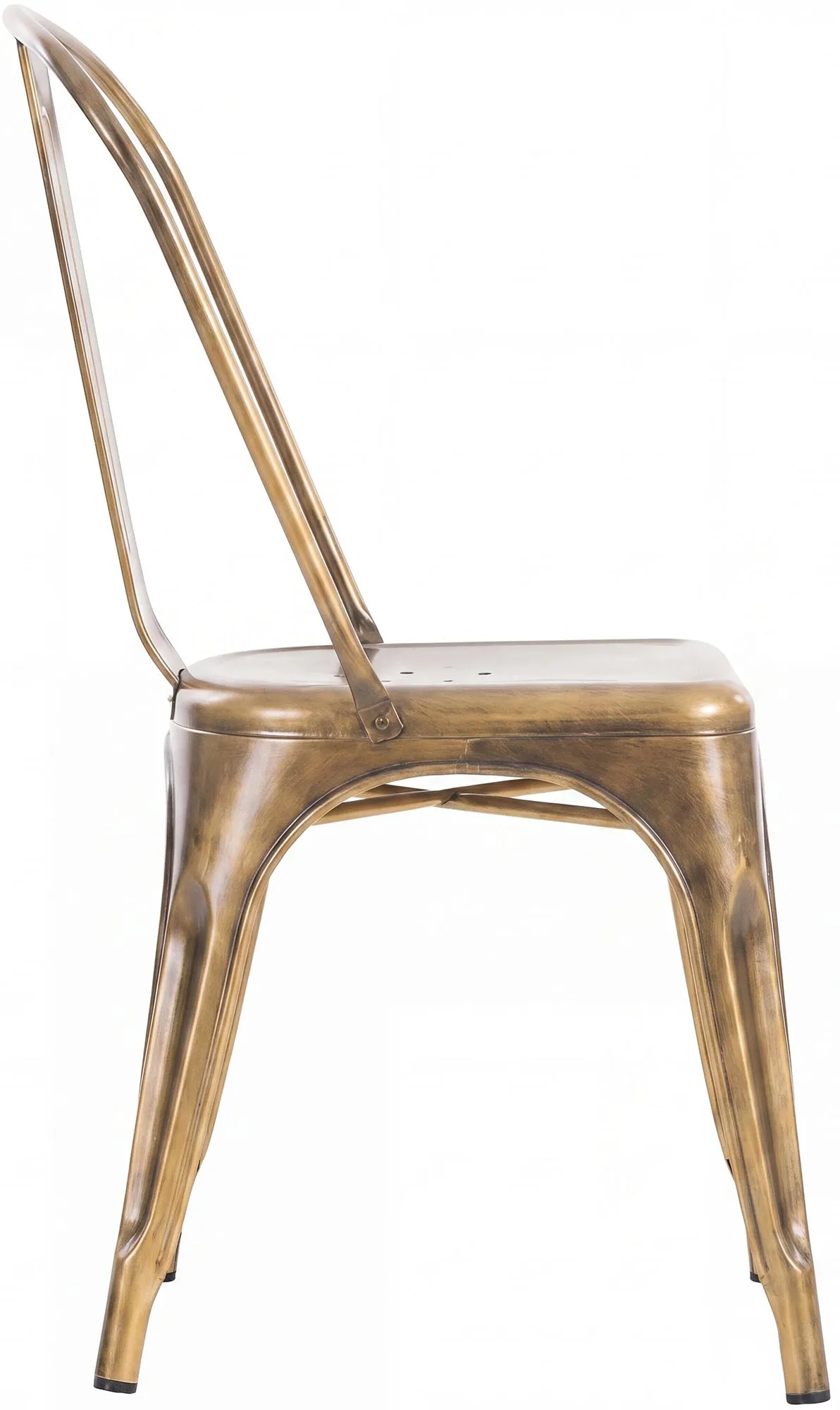 Stapelstuhl Benedikt 48x44x89 cm Gold