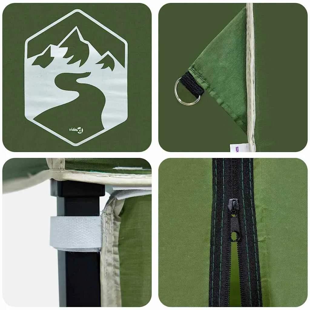 Pop-up Himmelzelt Grün 194 x 194 x 251 cm für Outdoor Schatten